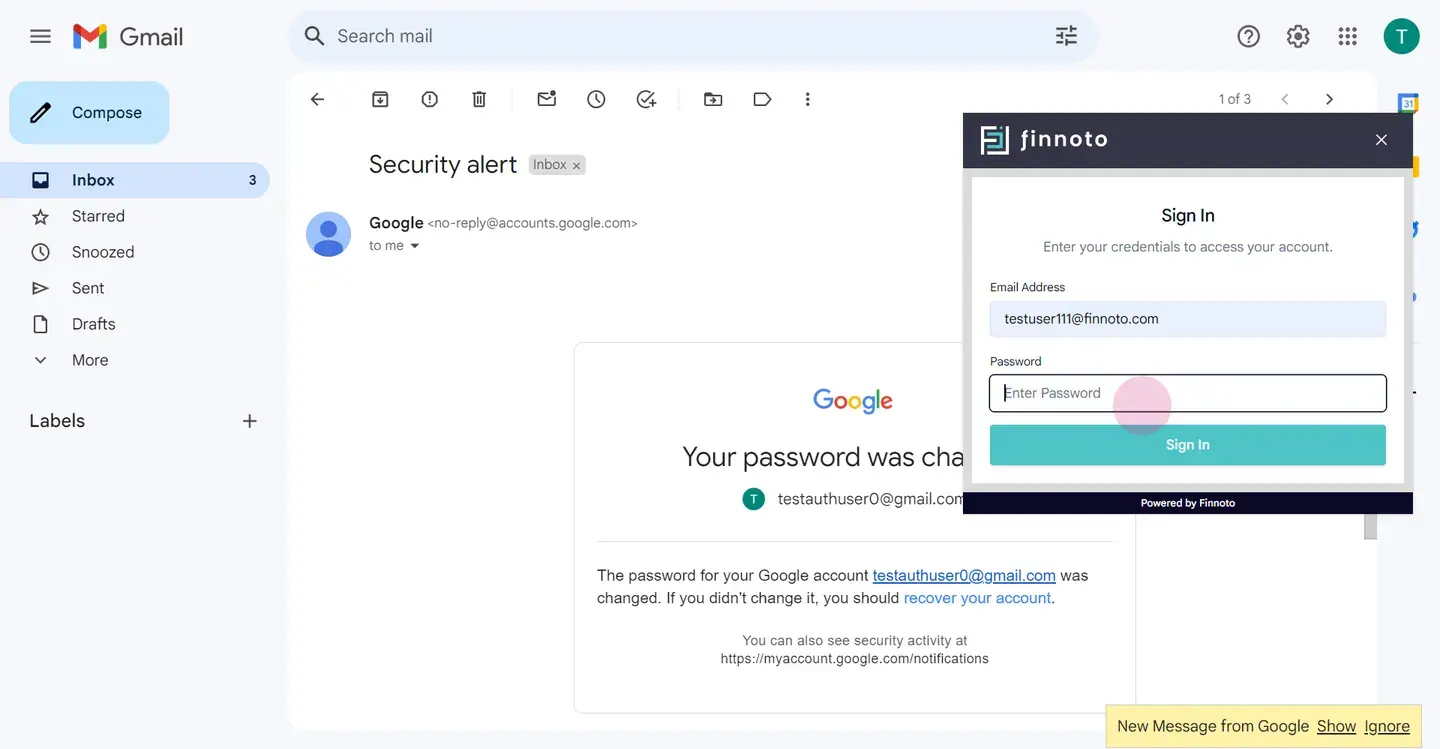 Finnoto Chrome extension
