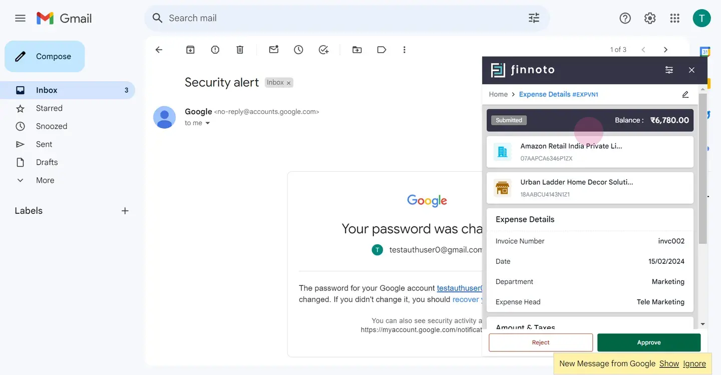 Finnoto Chrome extension
