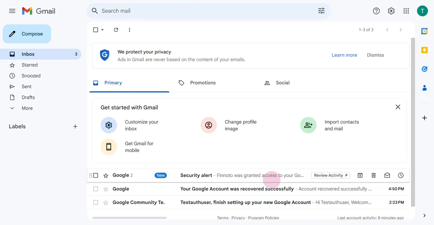 Finnoto Chrome extension