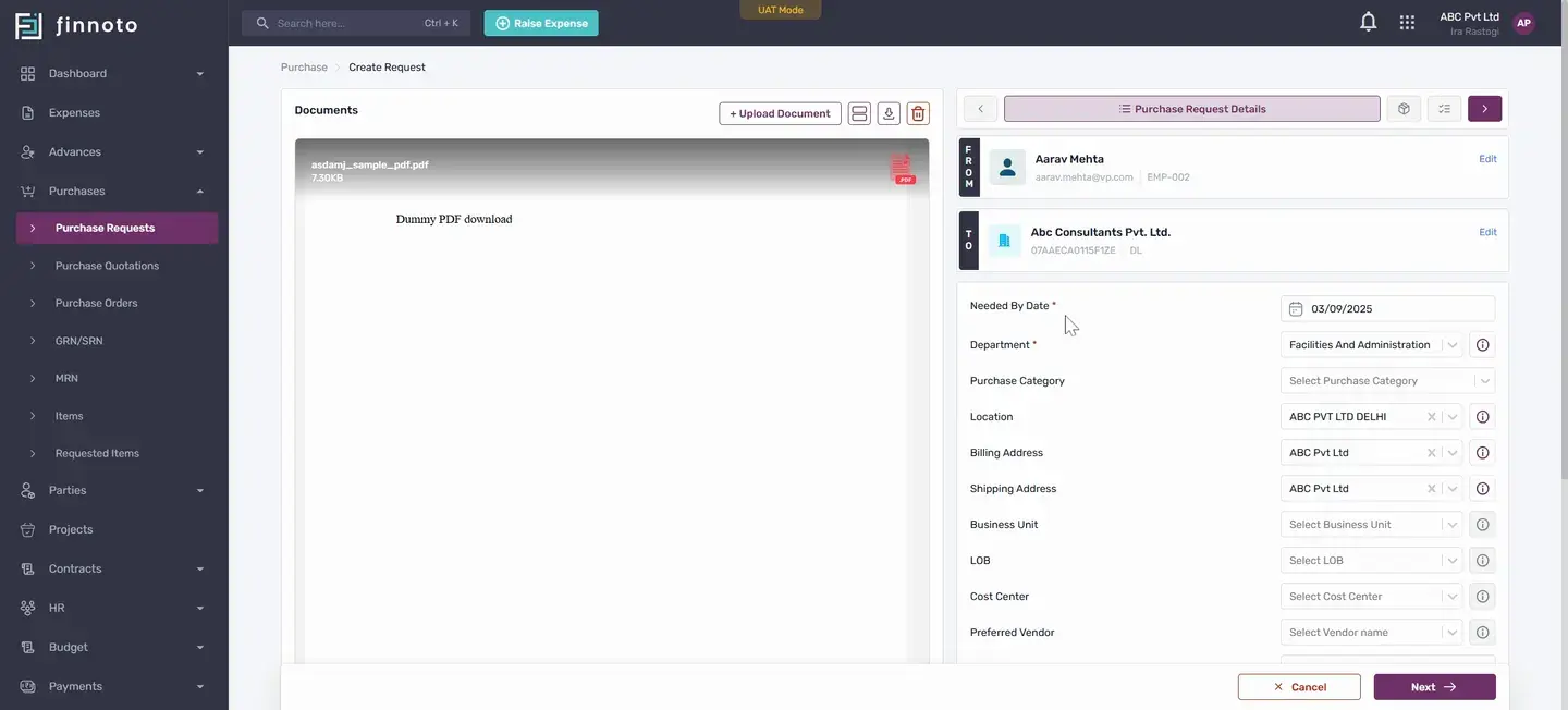 So this the first field is needed by date till when you need this request to be fulfilled that you have to enter over he