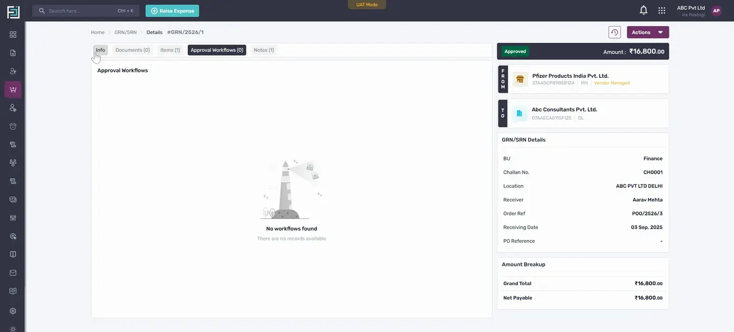 If there's a workflow set, follow the approvals to get it in the approved state.