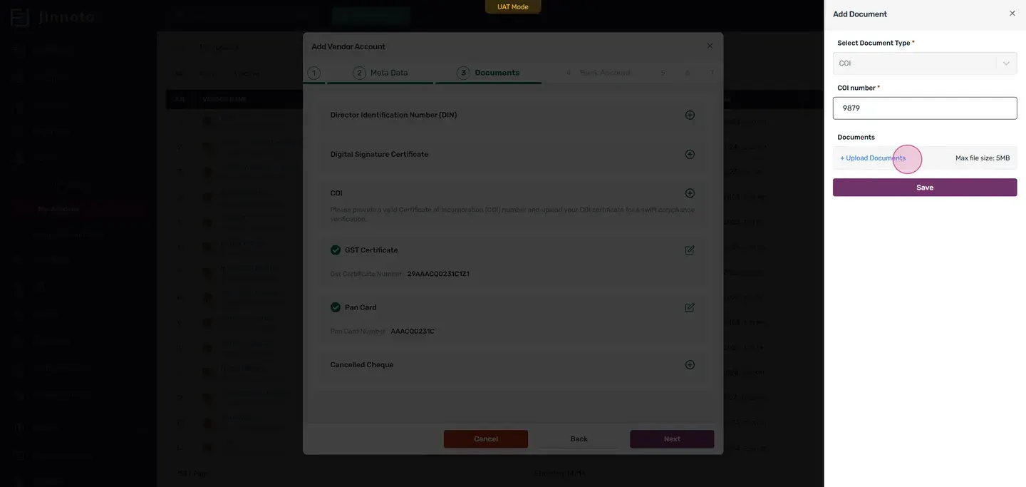 The next stage is the document stage